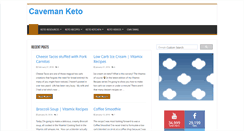 Desktop Screenshot of cavemanketo.com