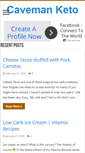 Mobile Screenshot of cavemanketo.com